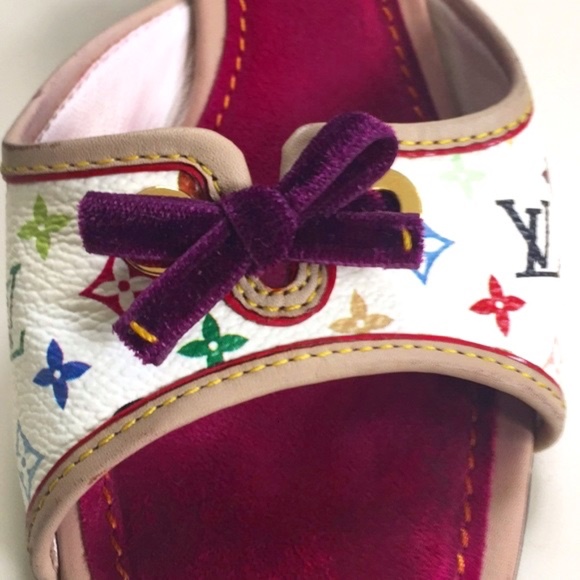 Louis Vuitton Multicolor Slides/Sandals/Heels - Picture 7 of 8